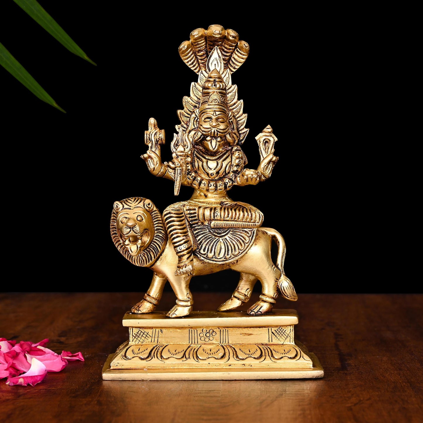 Brass Pratyangira Devi Idol (7 Inch)