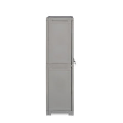 Nilkamal Freedom Mini Medium (FMM) Star Plastic Storage Cabinet (Haze Grey & Milky White)