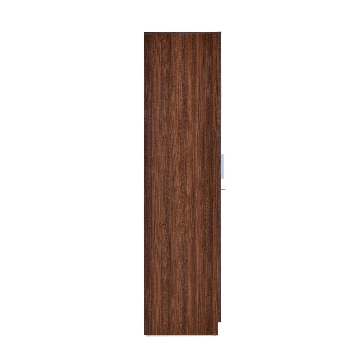 Nilkamal Joyce 2 Door Wardrobe With Mirror (Classic Walnut)