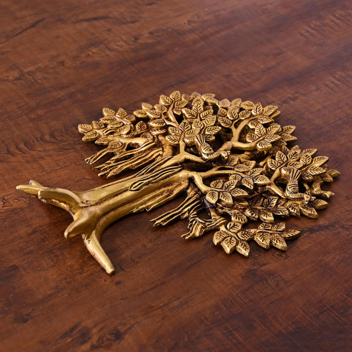 Brass Kalpvriksha Wall Hanging (9.5 Inch)