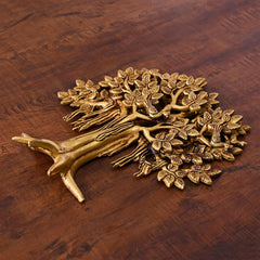 Brass Kalpvriksha Wall Hanging (9.5 Inch)