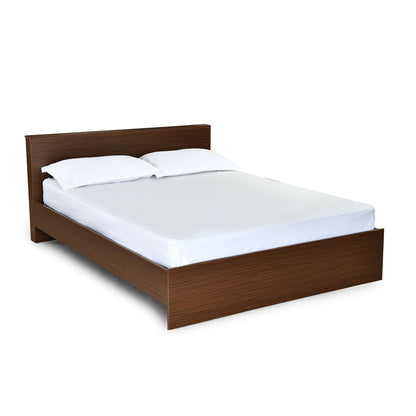 Nilkamal Arthur Plus Queen Bed (Legno Oak Dark)