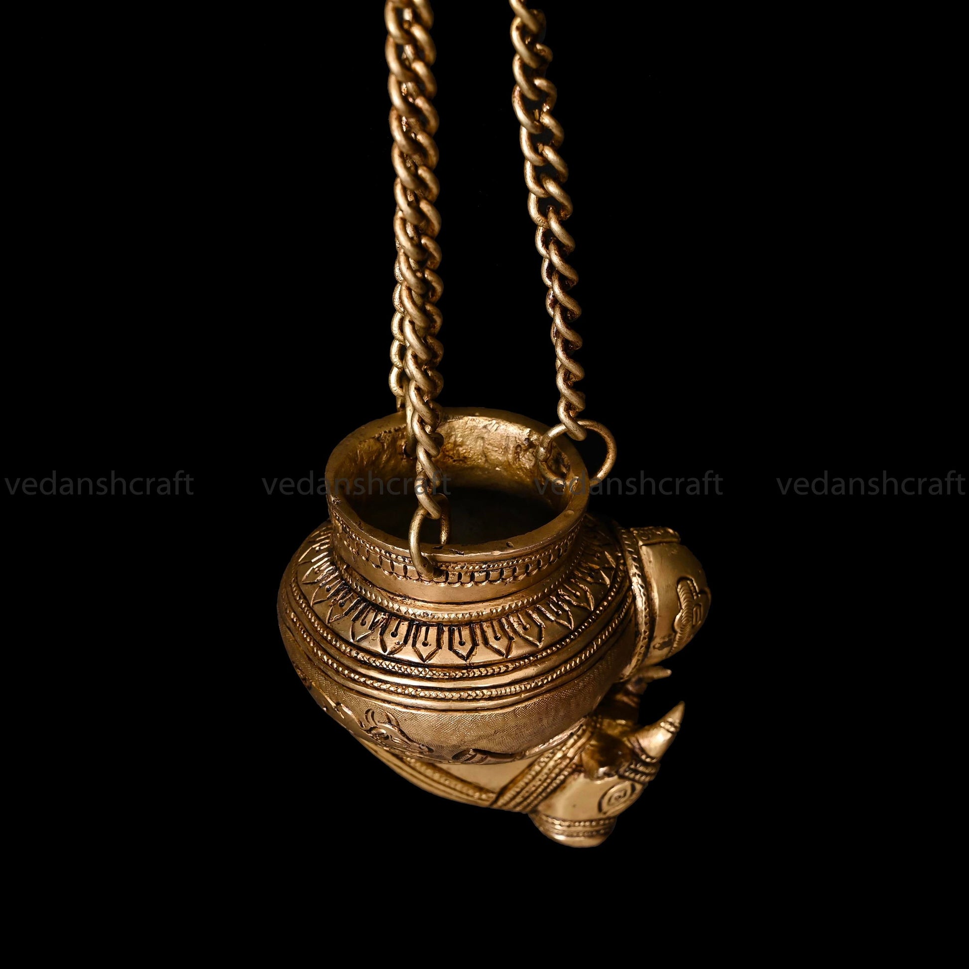 Brass Nandi Gangajali (19 Inch)