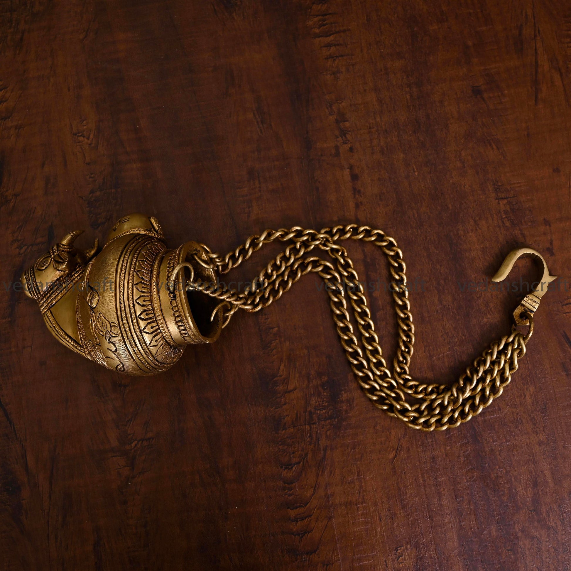 Brass Nandi Gangajali (19 Inch)