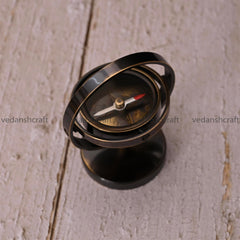 Brass Rotating Compass (4 Inch)