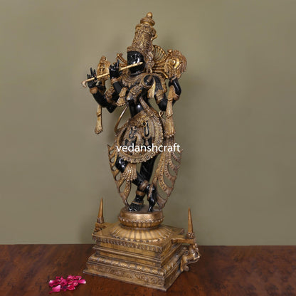 Brass Krishna Statue/Idol (41 Inch)