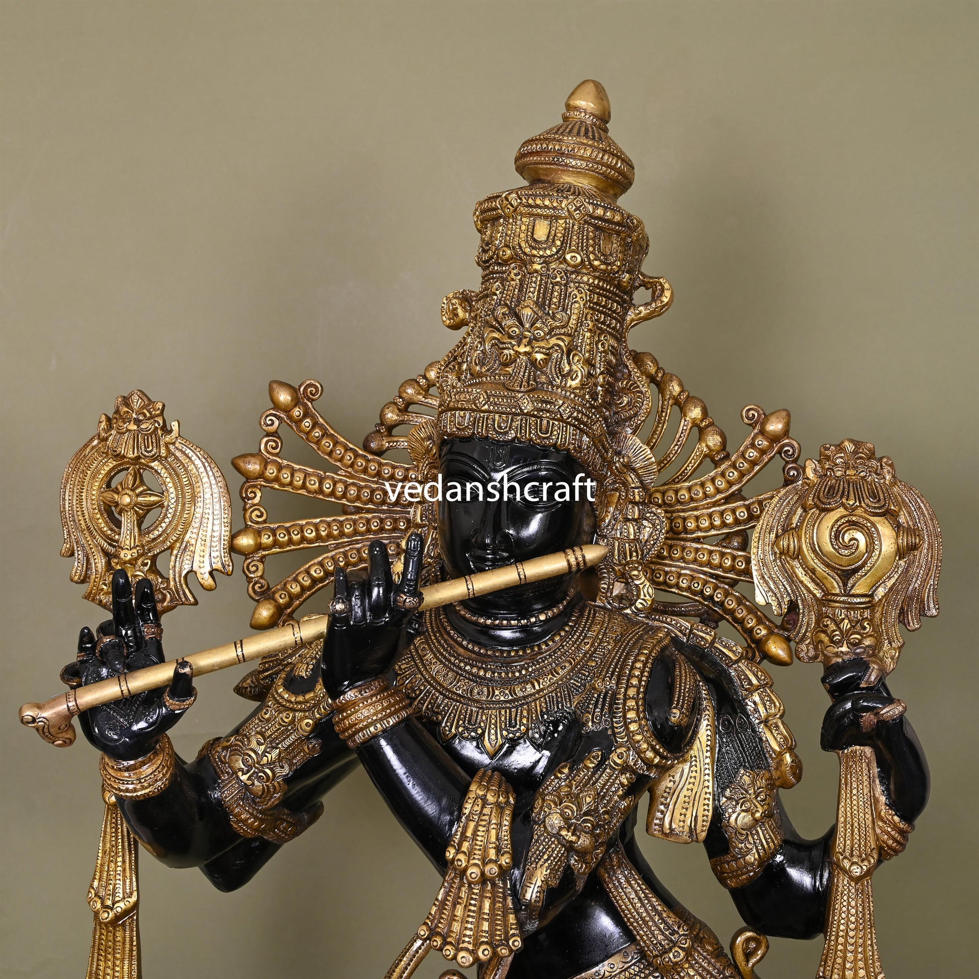 Brass Krishna Statue/Idol (41 Inch)