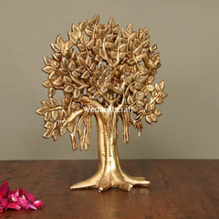 Brass Kalpvriksha Table Decor (8.8 Inch)