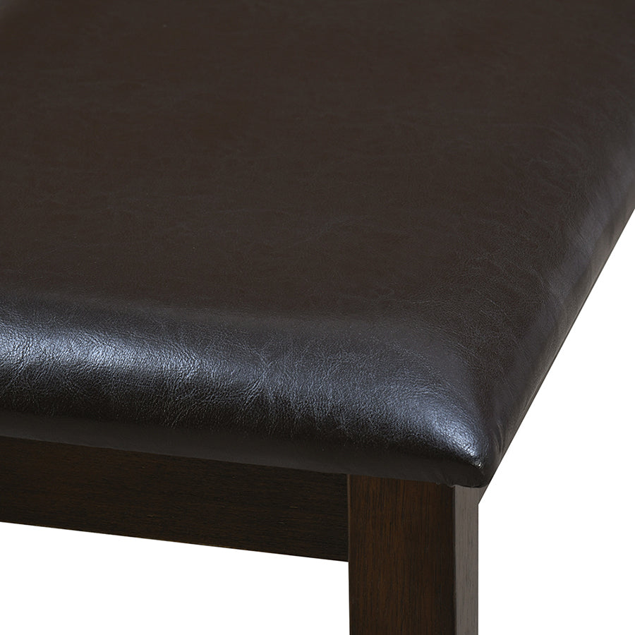 Nilkamal Olivia Multi Use Medium Sitting Bench for Living Room | Dining Room (Brown)