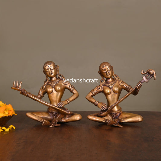 Brass Musical Lady Set (5.5 Inch)