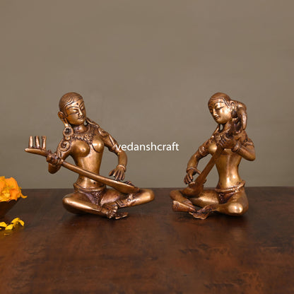 Brass Musical Lady Set (5.5 Inch)