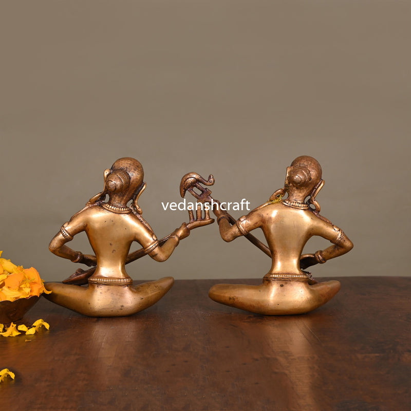 Brass Musical Lady Set (5.5 Inch)