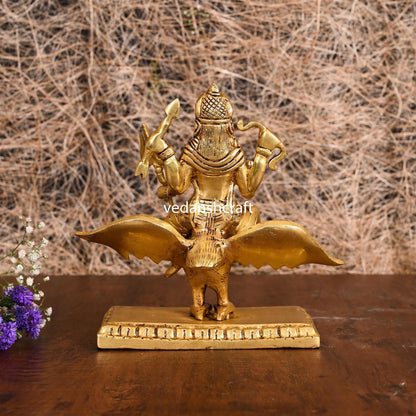 Brass Shani Dev Idol (7 Inch)