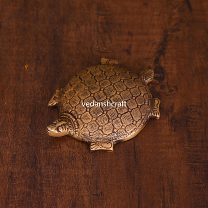 Brass Tortoise Vastu/Feng Shui (0.5 Inch)