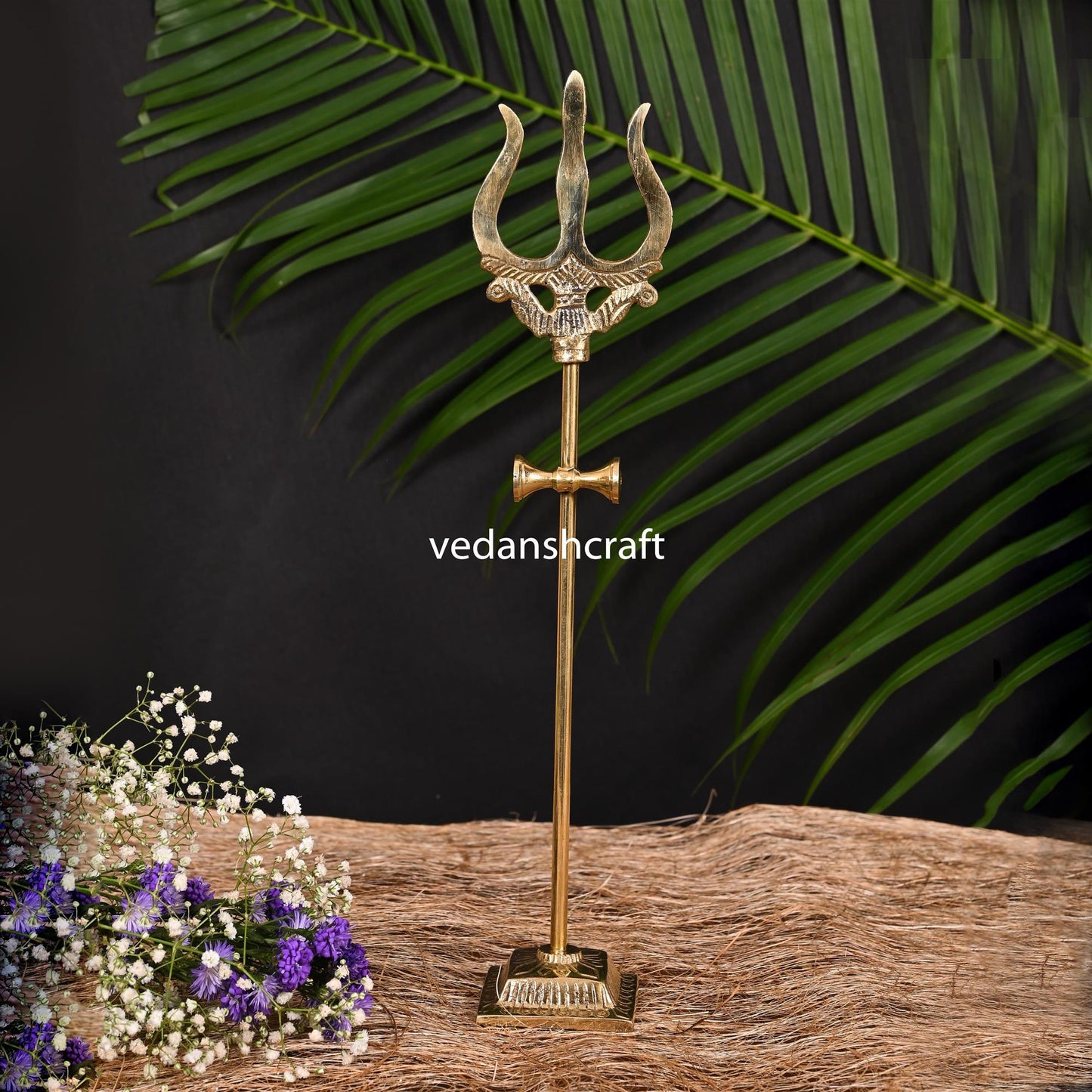 Brass Shiva'S Damru Trishul