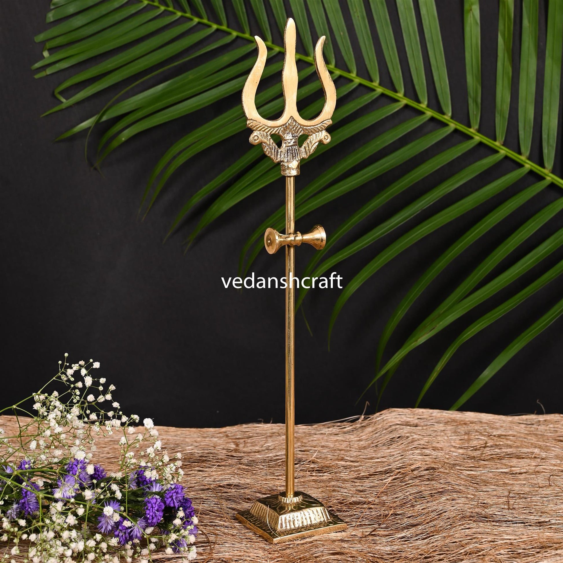 Brass Shiva'S Damru Trishul