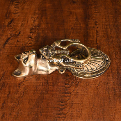 Brass Cat Door Knocker (8.5 Inch)