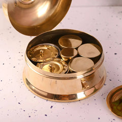 Brass Paan Daan / Traditional Betel Nut Box Set (6 Inch)