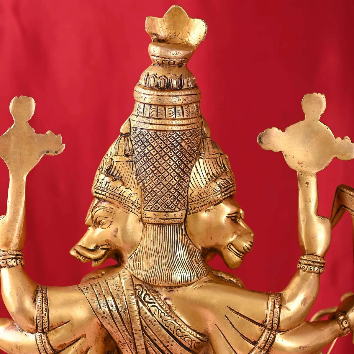 Brass Standing Vishnu Dashavatara Idol (25 Inch)