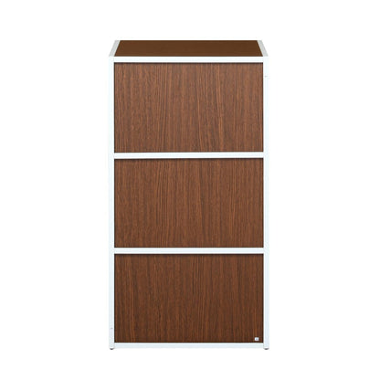 Nilkamal Halo 3+4+5 Tier Storage Cabinet (Urban Walnut)
