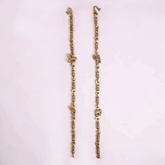 Brass Jhula Chains Set (84 Inch)