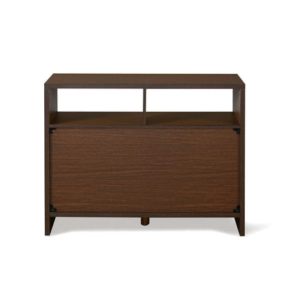 Nilkamal Lyra Kitchen Crockery Cabinet (Urban Walnut / Oak White)