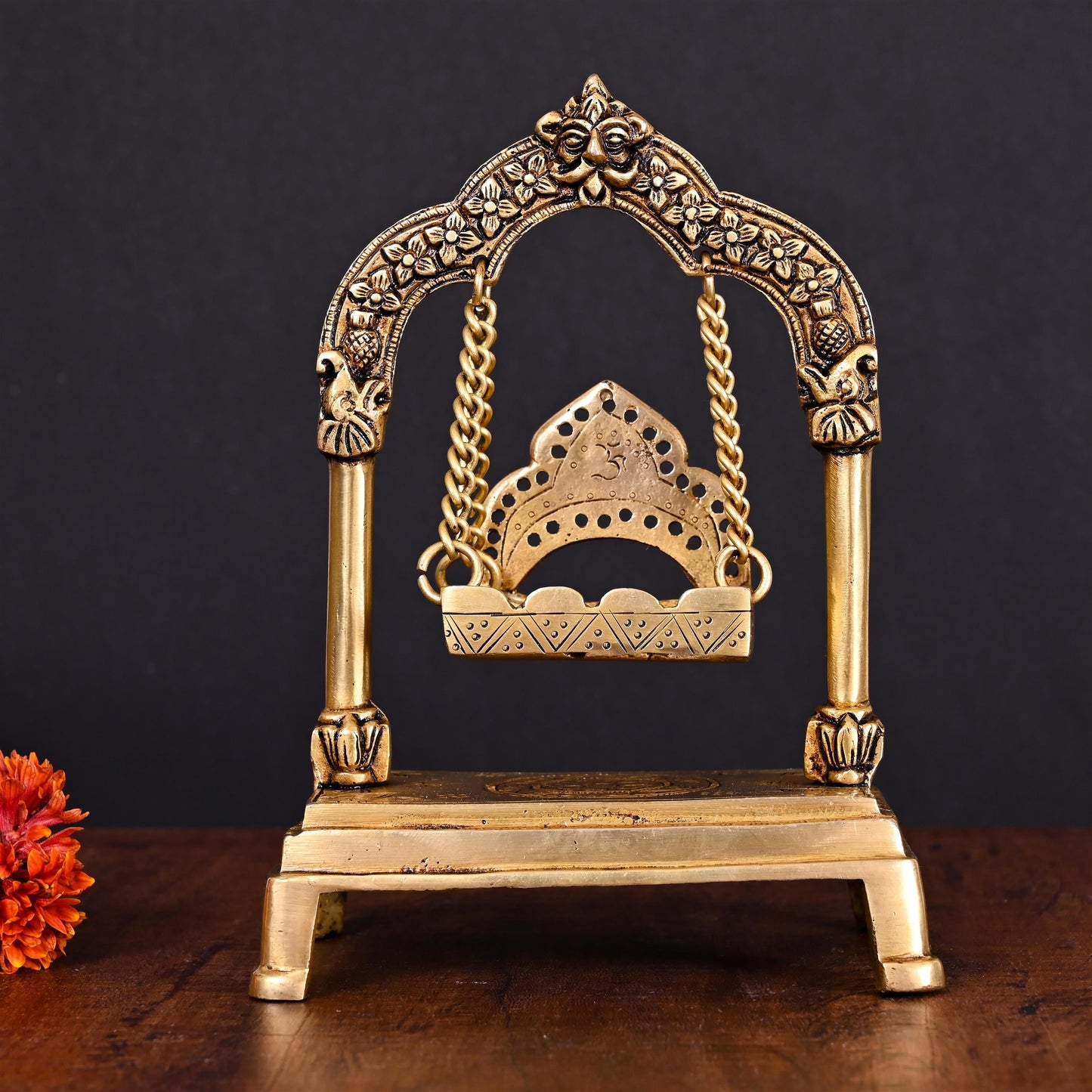 Brass Laddu Gopal Superfine Palna/Swing (8 Inch)