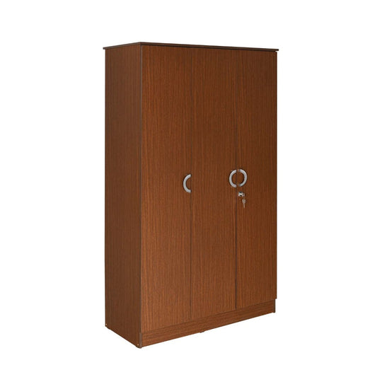 Nilkamal Massif 3 Door Wardrobe (Urban Walnut)