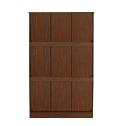 Nilkamal Massif 3 Door Wardrobe (Urban Walnut)