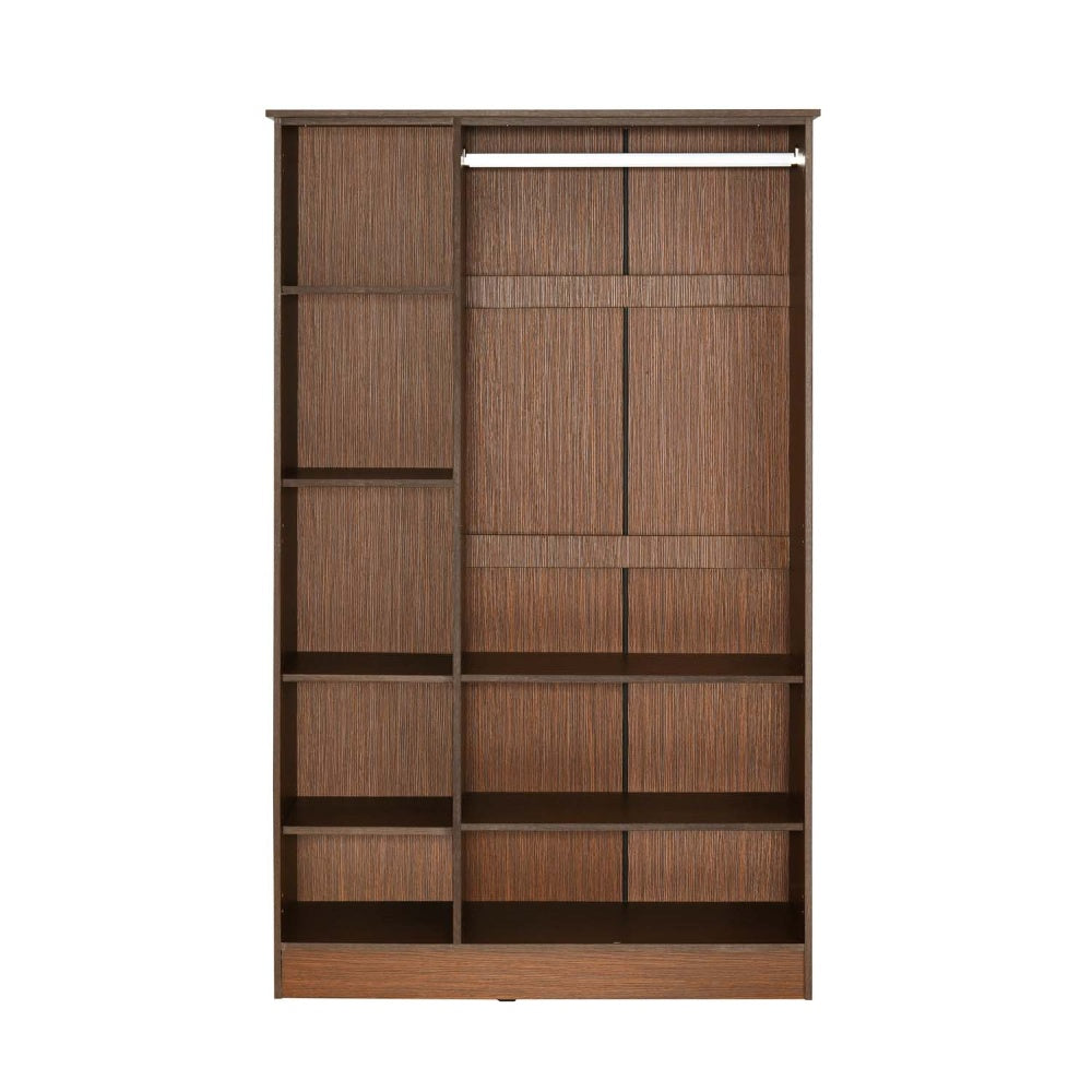 Nilkamal Massif 3 Door Wardrobe (Urban Walnut)