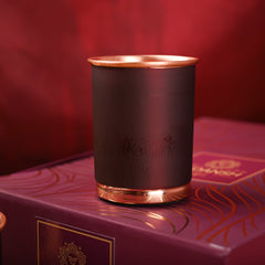 Copper Premium Lemon Cola Bottle with Glass Set – Handmade Gift Box