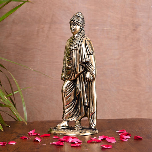 Brass Swami Vivekananda Statue (10 Inch)
