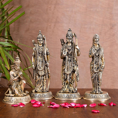 Brass Ram Darbar Idol Set