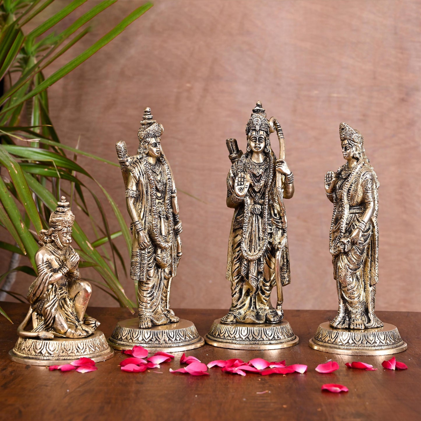 Brass Ram Darbar Idol Set