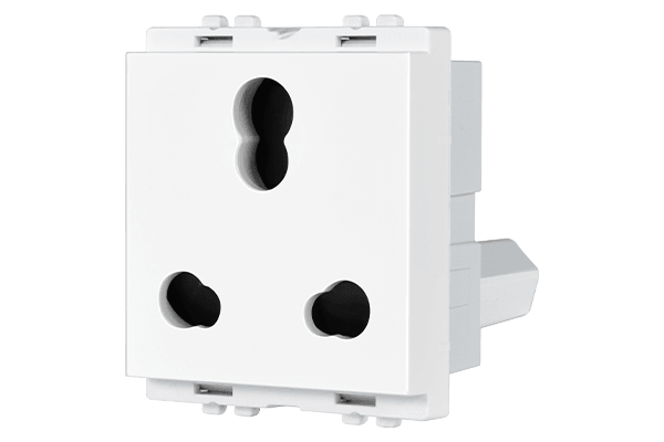 3-Pin Socket with Shutter