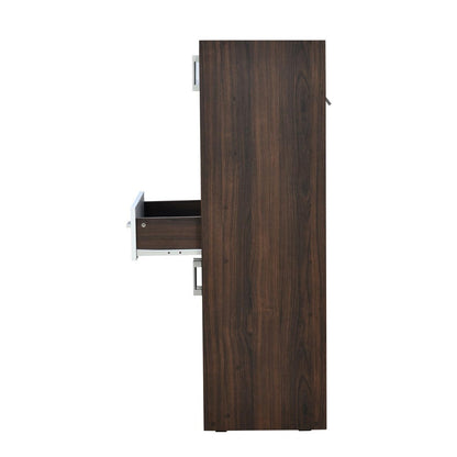 Nilkamal Ozark Shoe Cabinet (Ash wenge / Marble Beige)