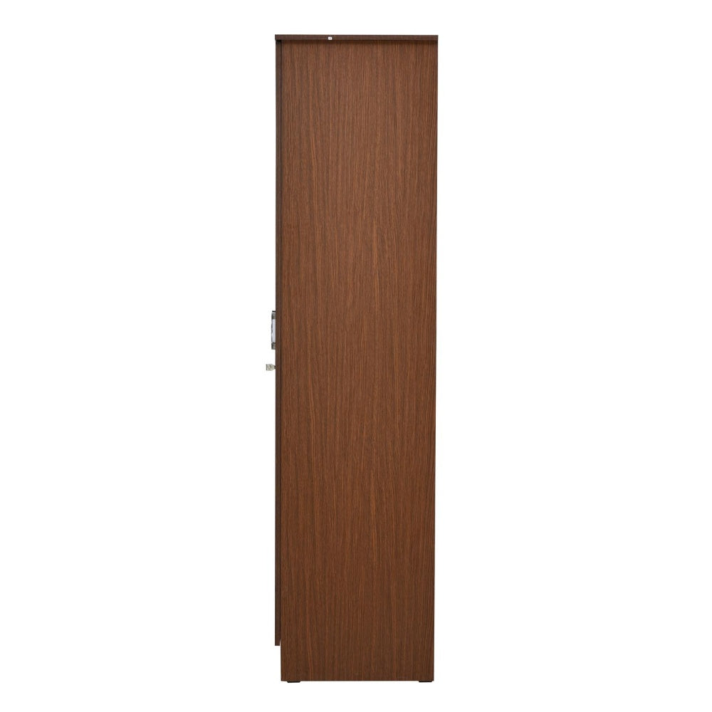 Nilkamal Massif 2 Door Wardrobe (Urban Walnut)