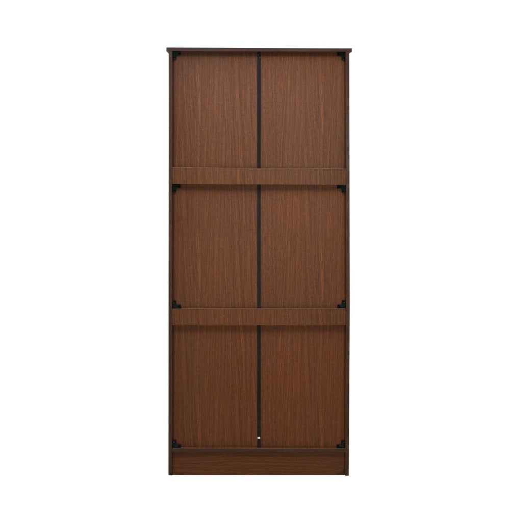 Nilkamal Massif 2 Door Wardrobe (Urban Walnut)