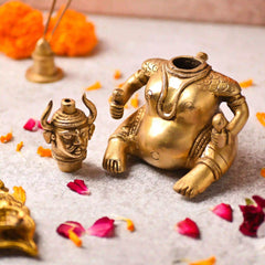 Brass Vikakku Kiran Oil Lamp (5.8 Inch)