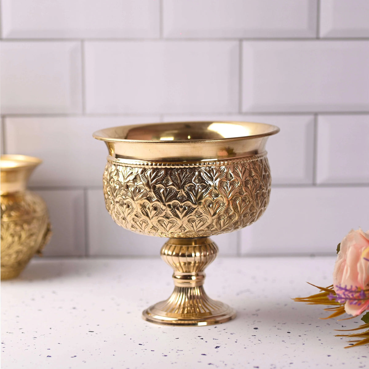 Brass Handcrafted Flower Vase