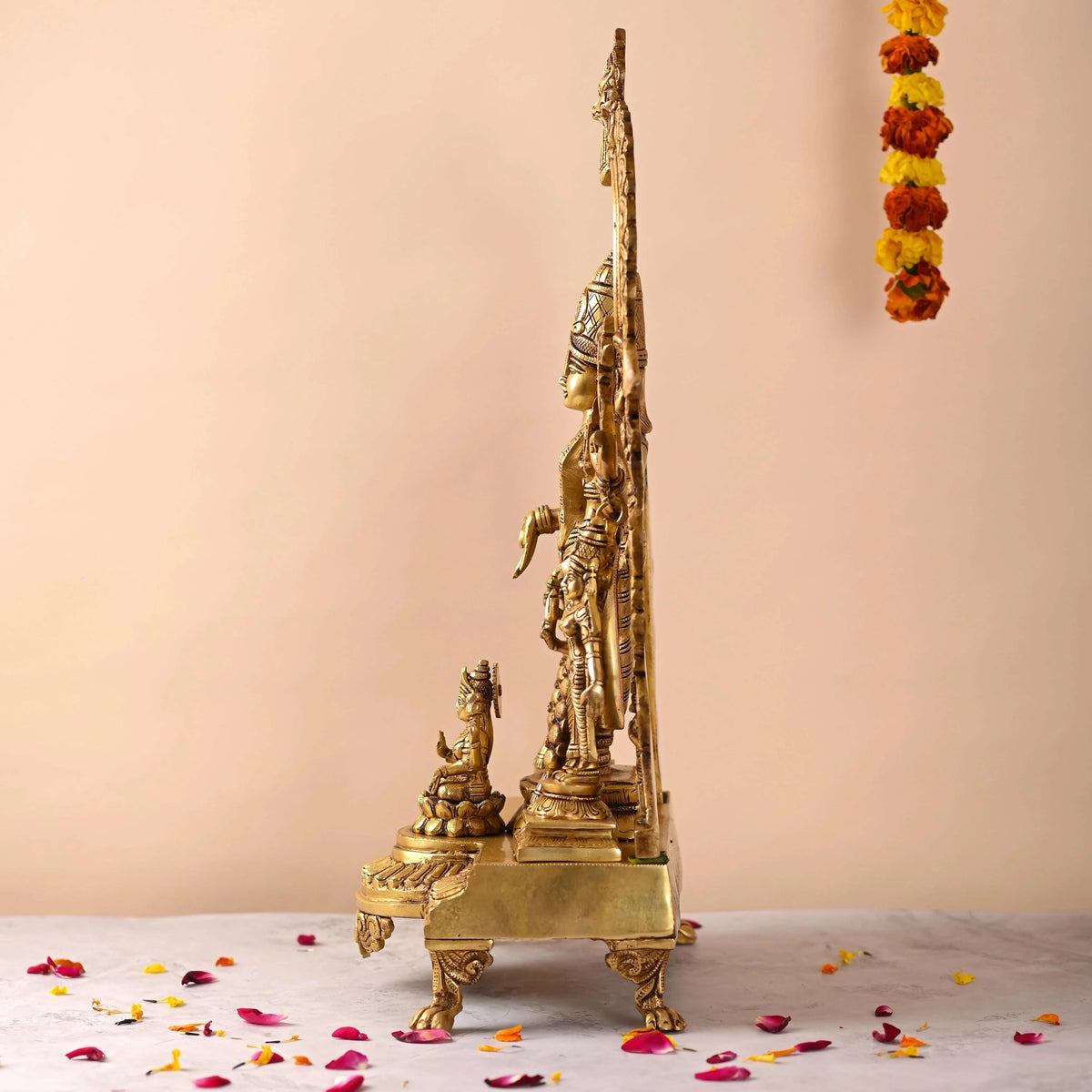 Brass Frame Tirupati Balaji/Venkateshwar Idol (23 Inch)
