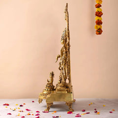 Brass Frame Tirupati Balaji/Venkateshwar Idol (23 Inch)