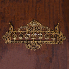 Brass Ashtalakshmi Wall Hanging (14.5 Inch)