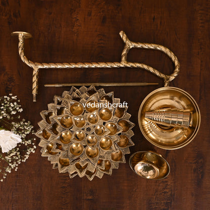 Brass Traditional Ganga Aarti (18 Inch)