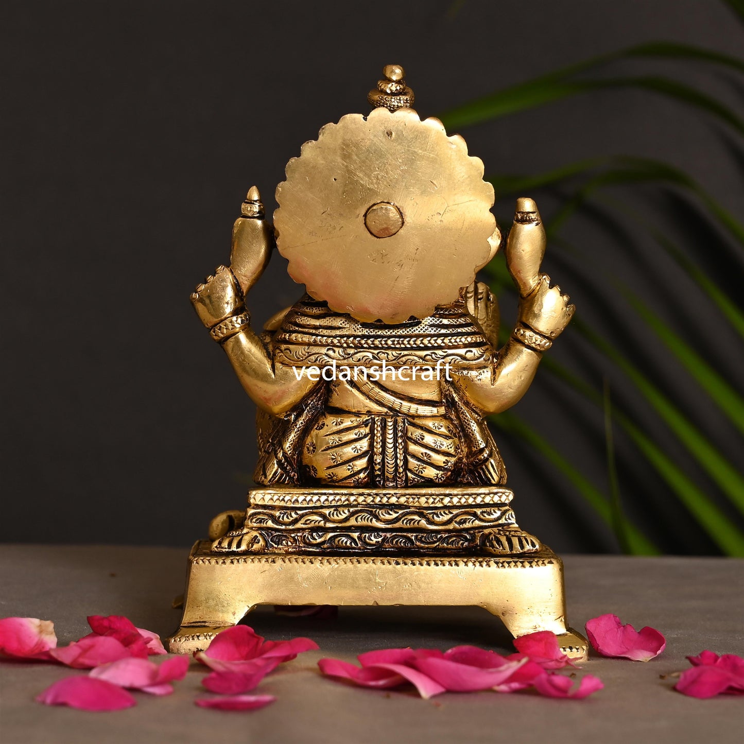 Brass Lord Ganesha Idol (5.5 Inch)