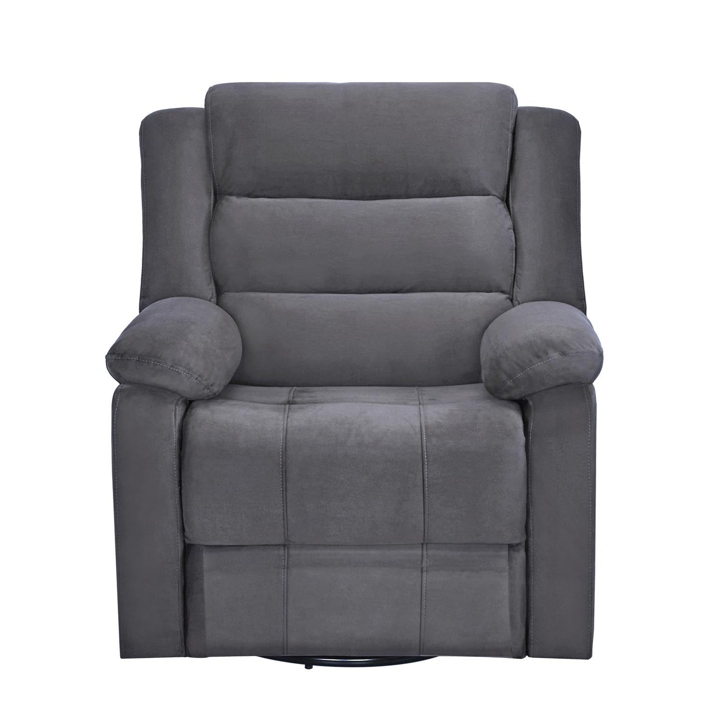 Nilkamal Sierra 1 Seater Rocker & Swivel Recliner Sofa (Brown)