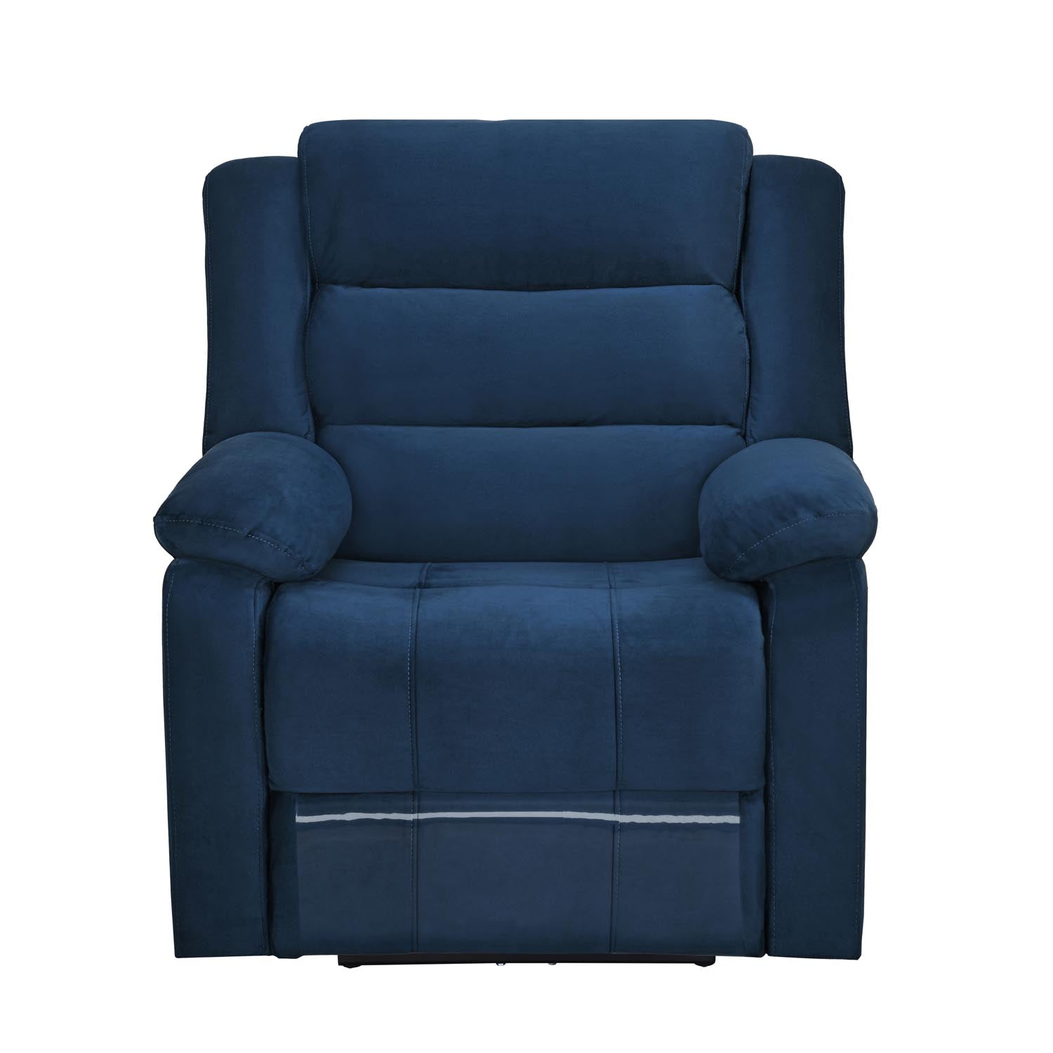 Nilkamal Sierra 1 Seater Electric Recliner Sofa (Blue)