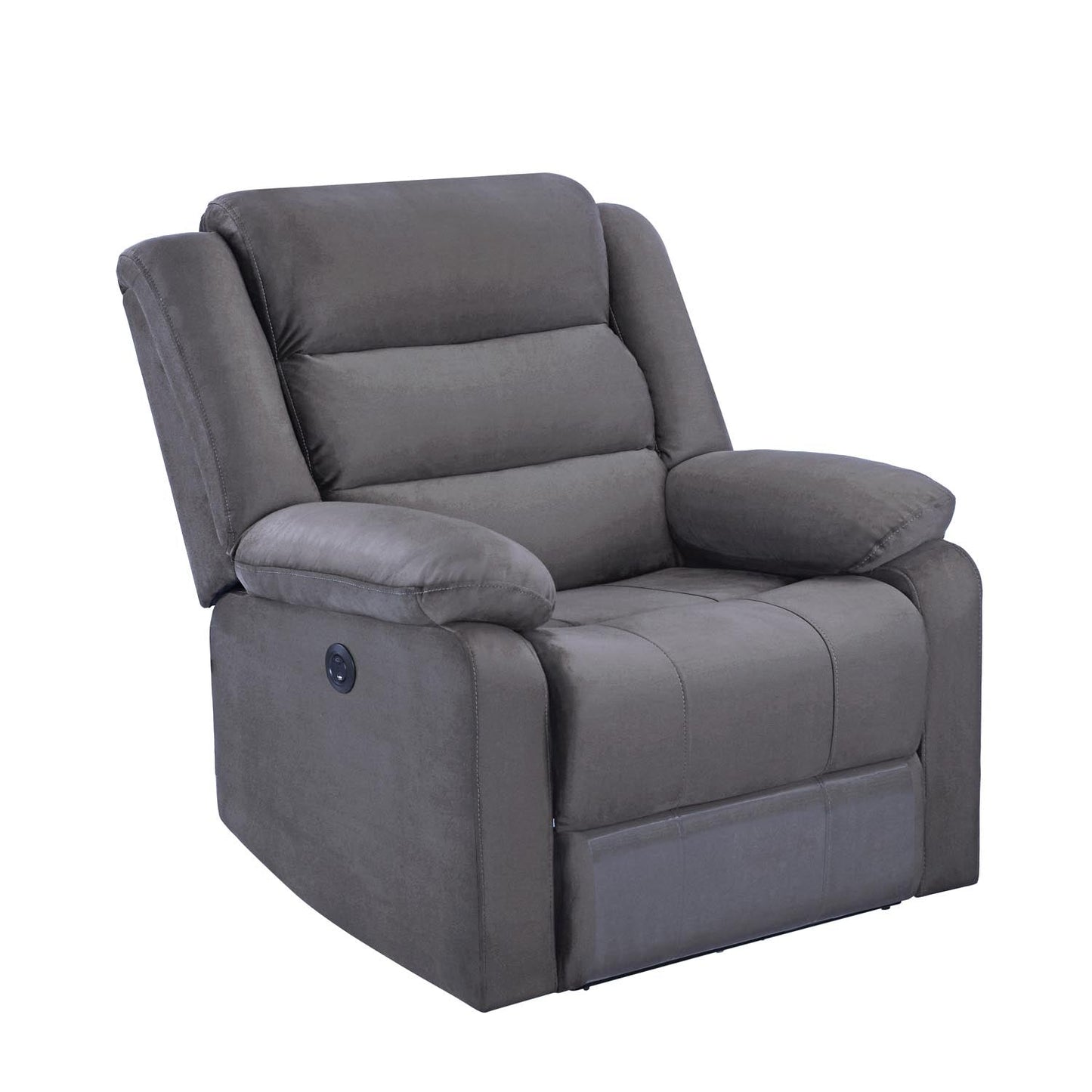 Nilkamal Sierra 1 Seater Electric Recliner Sofa (Brown)