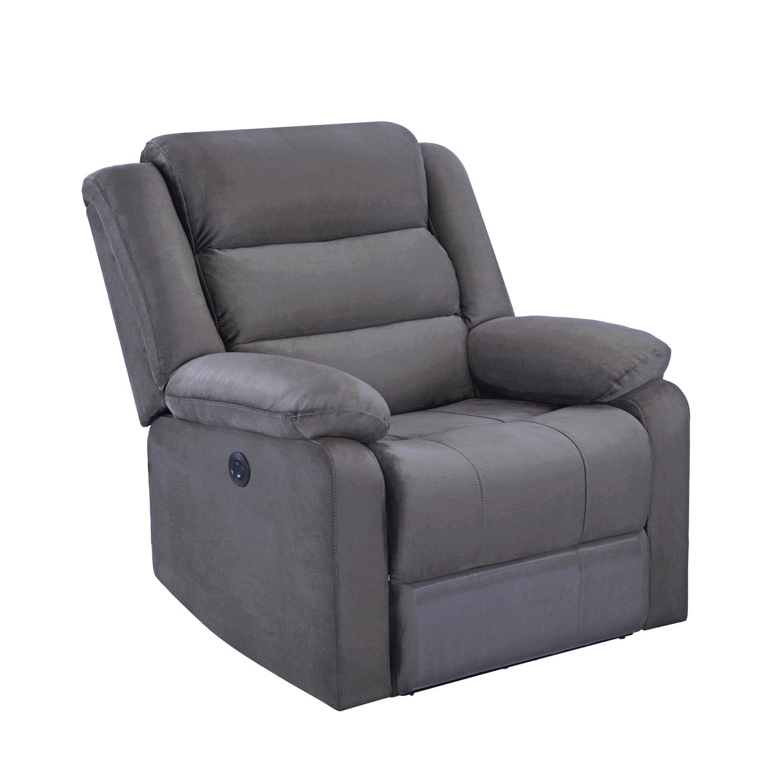 Nilkamal Sierra 1 Seater Electric Recliner Sofa (Brown)