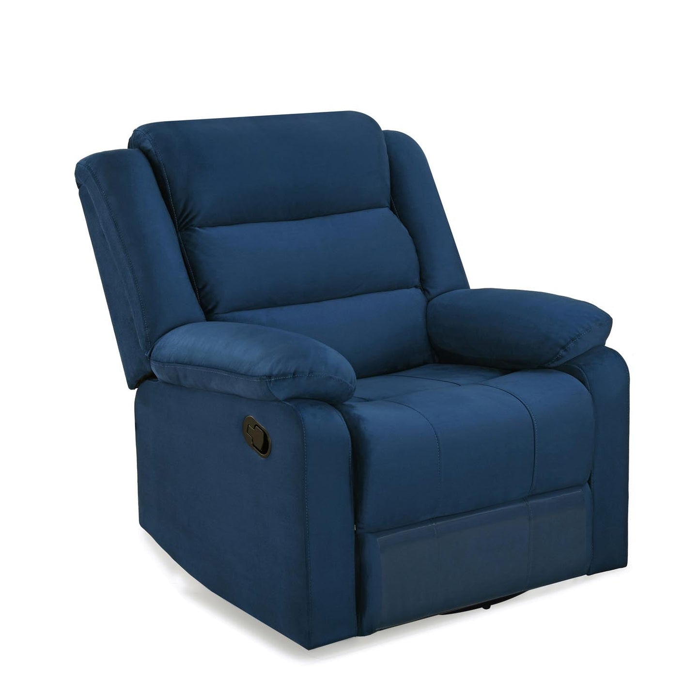 Nilkamal Sierra 1 Seater Rocker & Swivel Recliner Sofa (Blue)